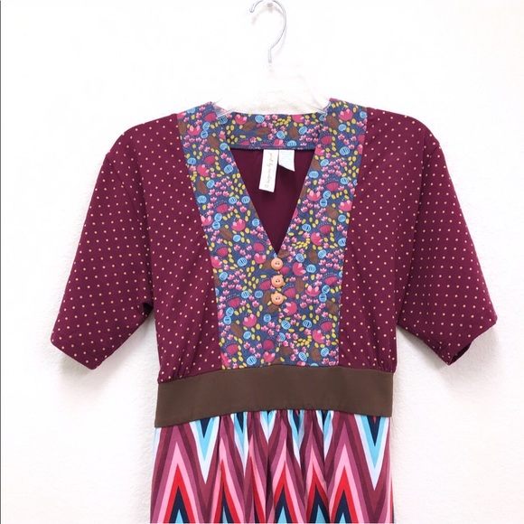 Matilda Jane Paint By Numbers Collage Kimono Dress - Picture 3 of 8